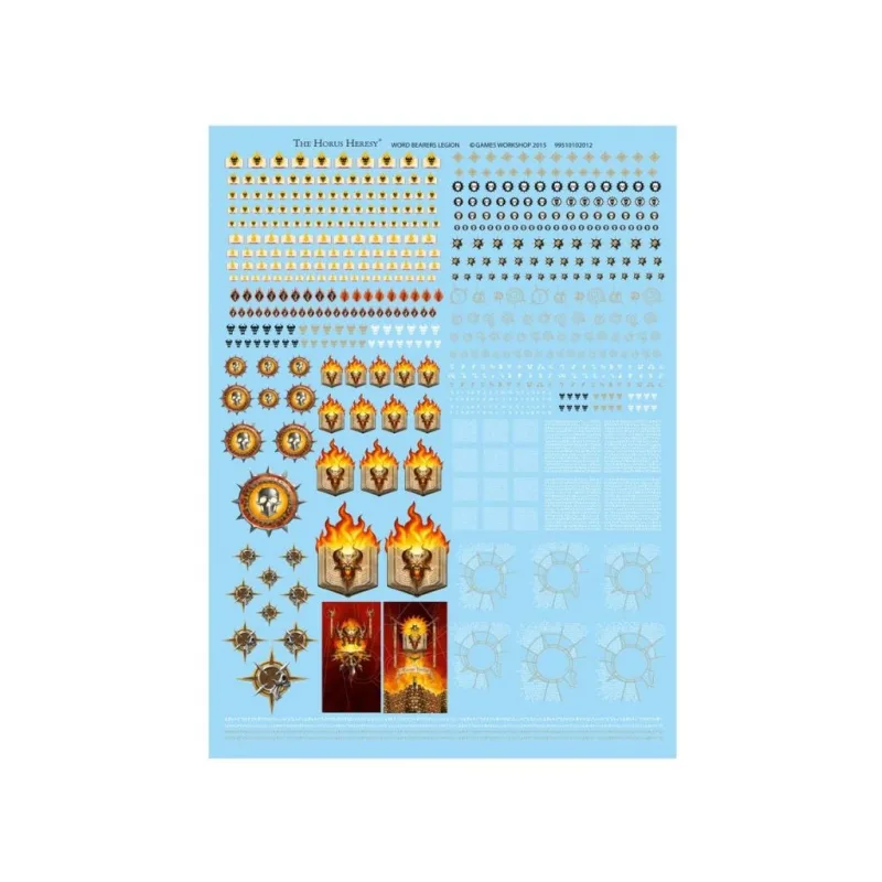 Word Bearers Legion Transfer Sheet