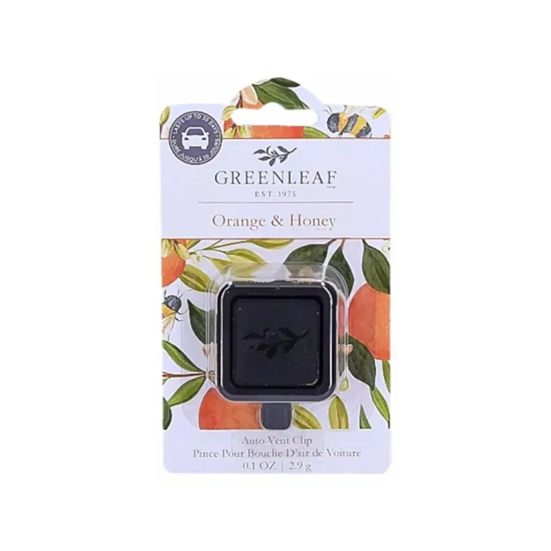 Greenleaf Vůně do auta Orange & Honey (pomeranč med) 3 g