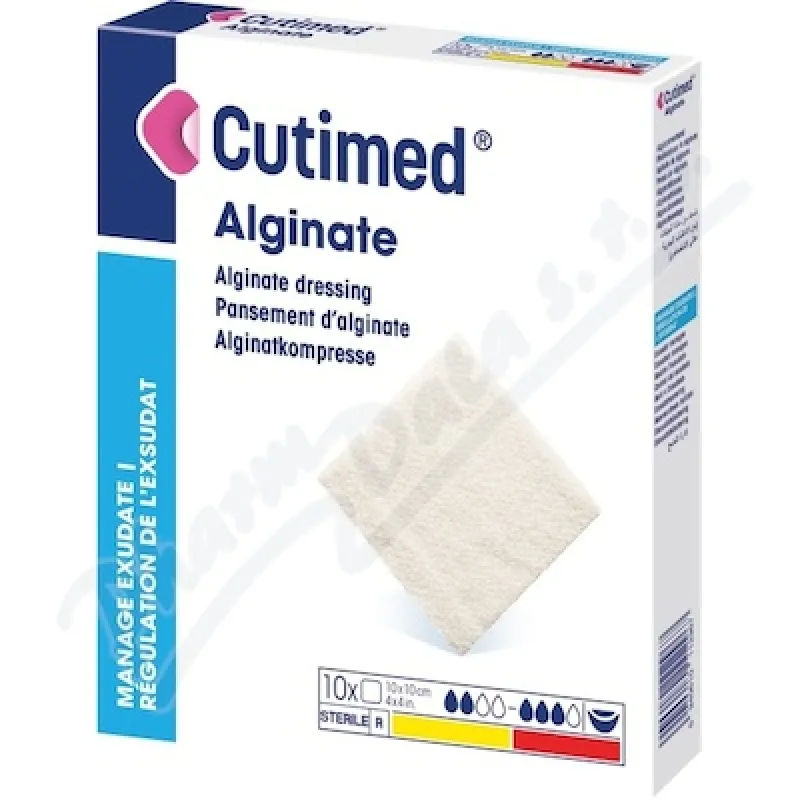 Cutimed Alginate alginátové krytí 10x10cm 10ks
