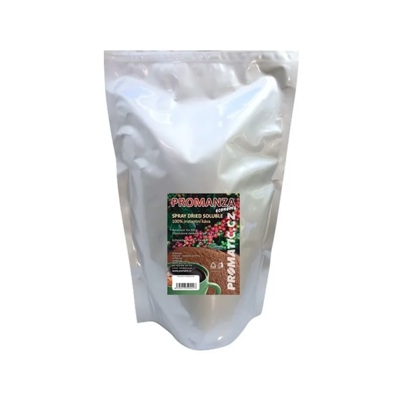 Promanza ECONOMY 100% instantná káva 500g (spray dried)