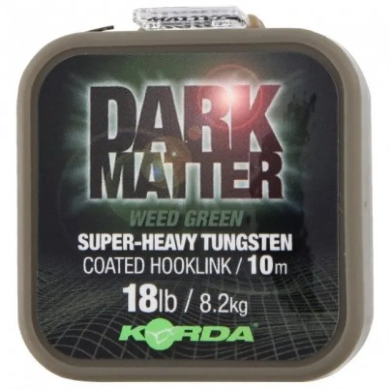 Korda Dark Matter Tungsten Coated Braid Green 25lb 10m