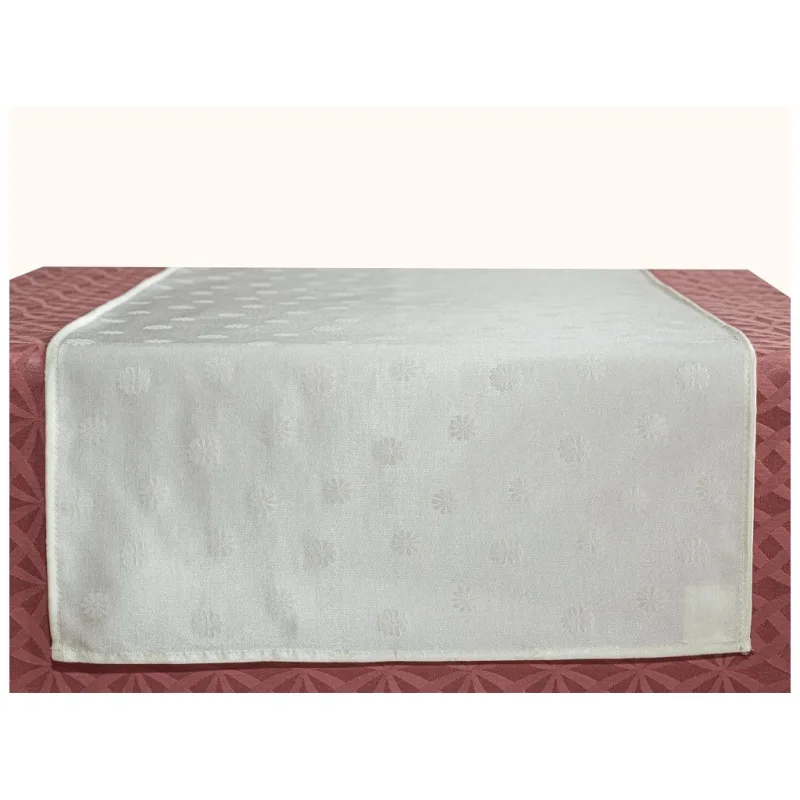 Ubrus Odaska 40x140 sedmikrásky smetanová