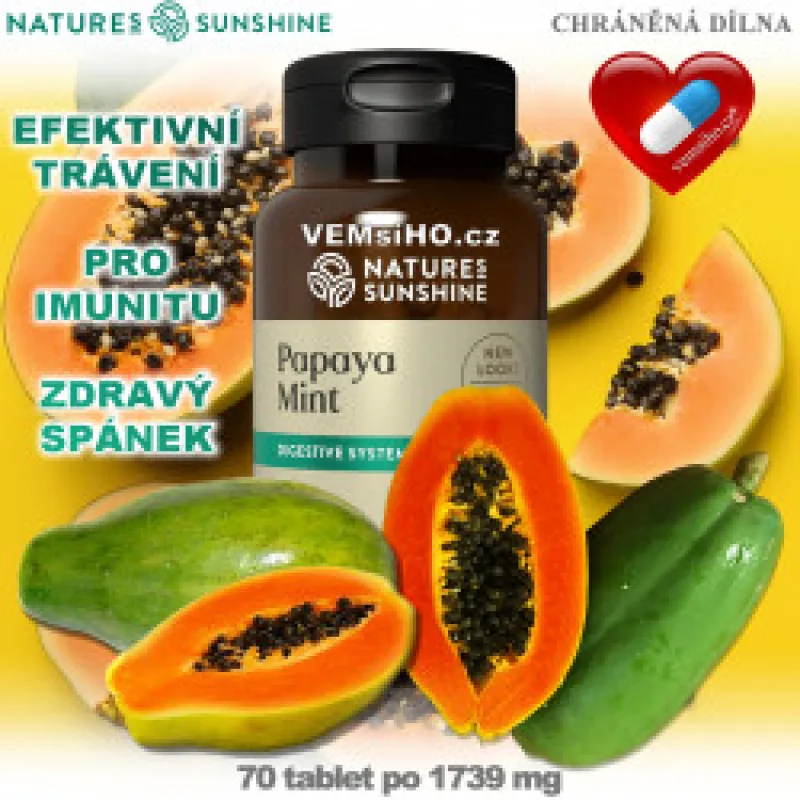 NSP PAPAYA MINT | Carica papaya - Mentha piperita | EFFICIENT DIGESTION | DISCOUNT