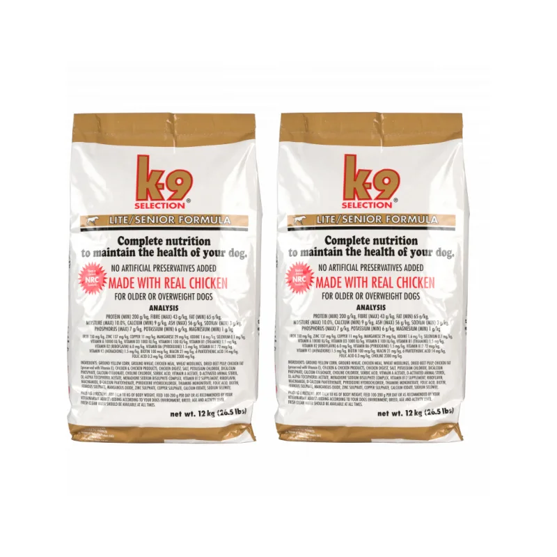 K-9 Lite/Senior Formula 2x12 kg
