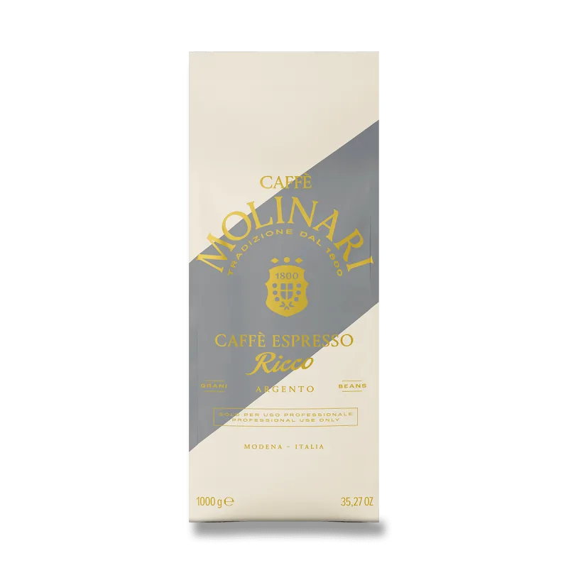 Caffe Molinari Ricco - zrnková káva - 1000 g