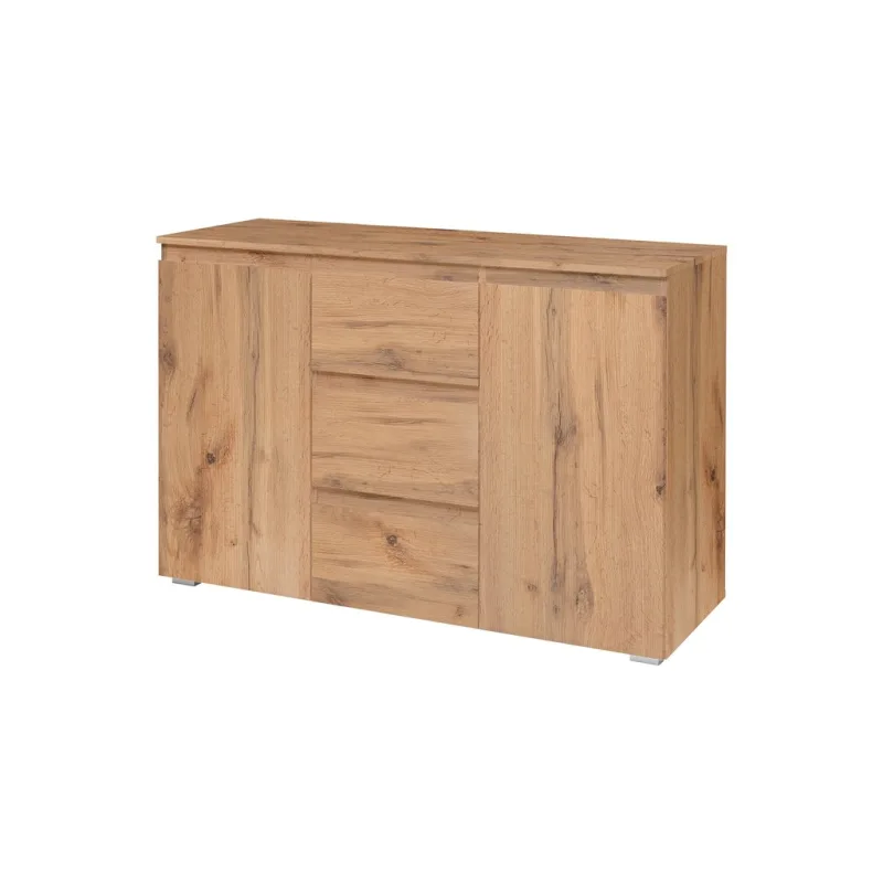 Komoda 2 dveře + 3 zásuvky IMAGE 4 zlatý dub