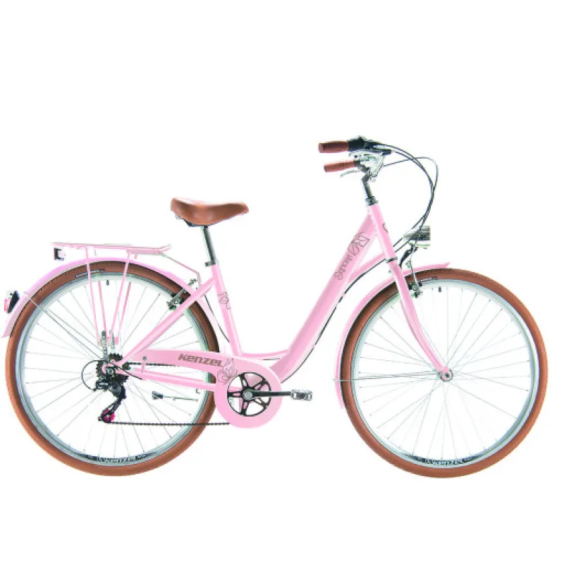 Kenzel Retro kolo Signora Royal 6spd 28" 2026 hellrosa-hnědé