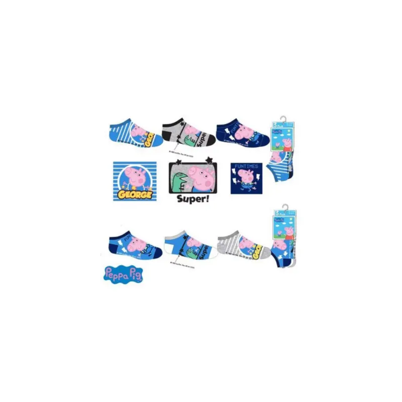 Peppa Pig George chlapecké krátké ponožky 3ks