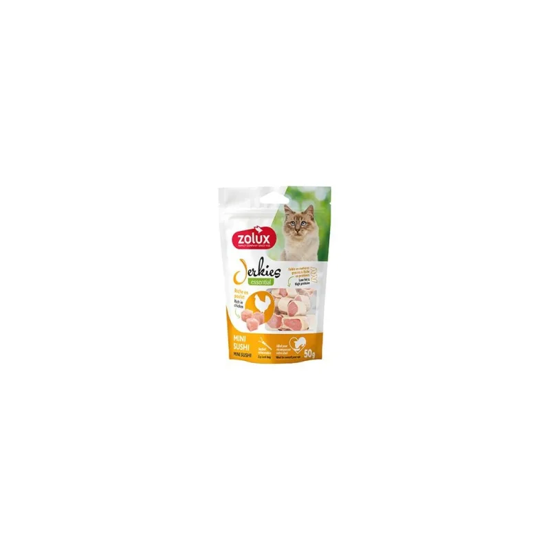 Pochoutka kočka JERKIES MINI sushi kuře 50g Zolux