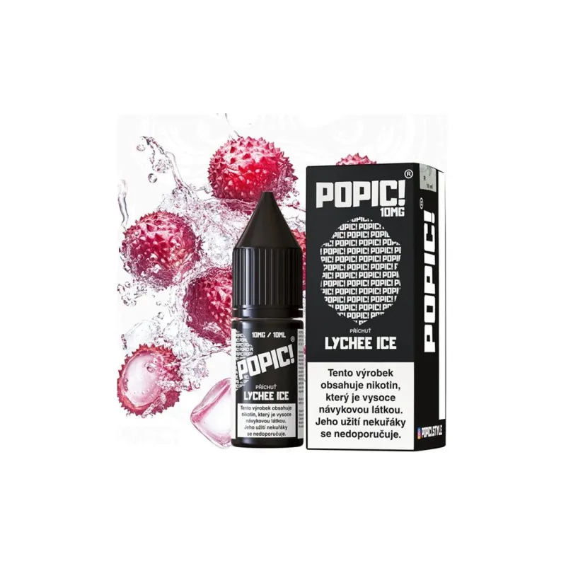 Liquid POPIČ! Salt Lychee Ice 10ml 10mg