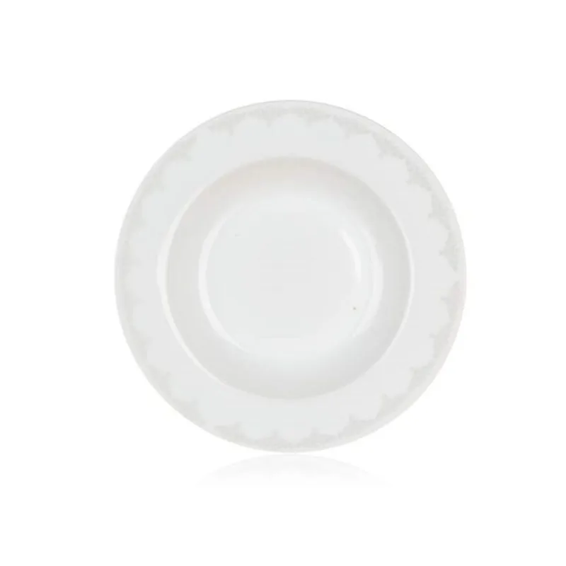 BANQUET Talíř porcelánový hluboký BAROCCO 21,6 cm