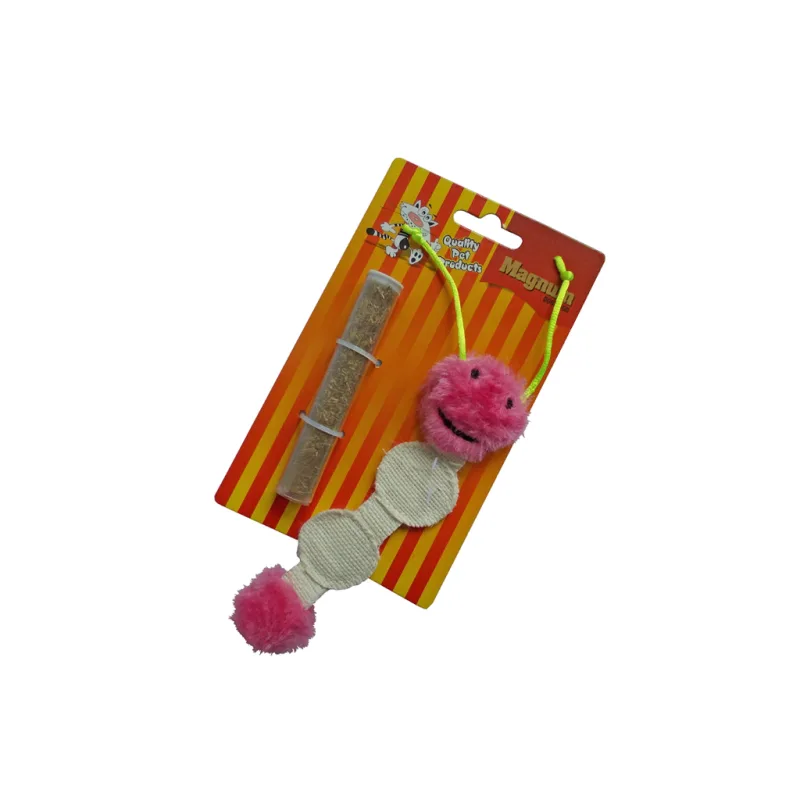 Červíček s přídavným catnipem 16cm