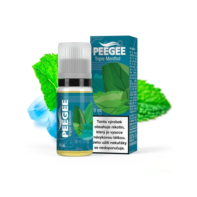 PEEGEE Trojitý mentol 18mg