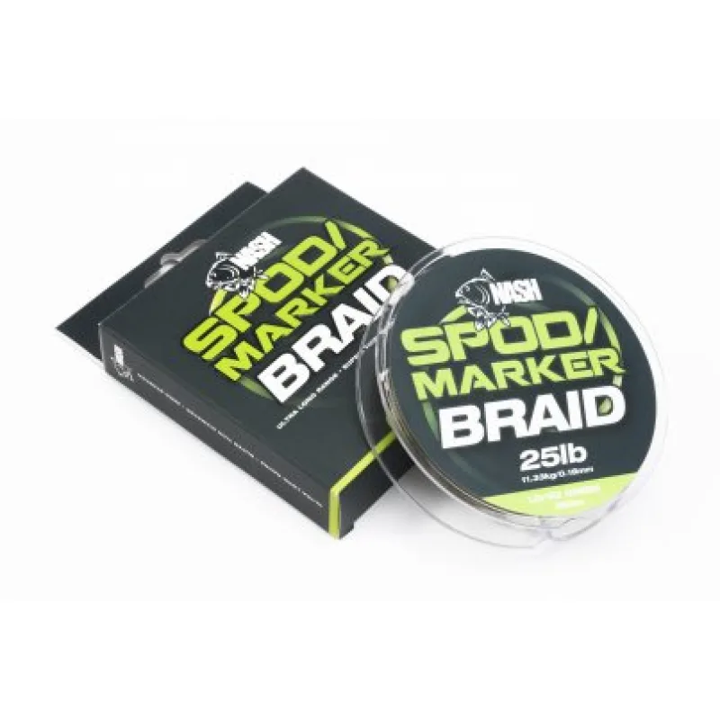 Nash Spod and Marker Braid Viz Green 25mm 300m