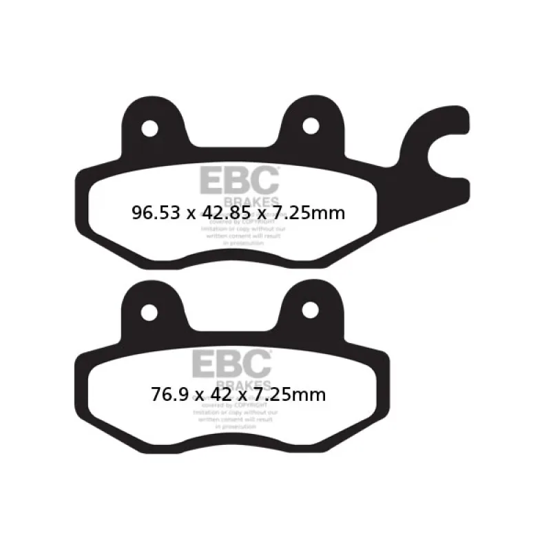 Brzdové destičky EBC SFA635