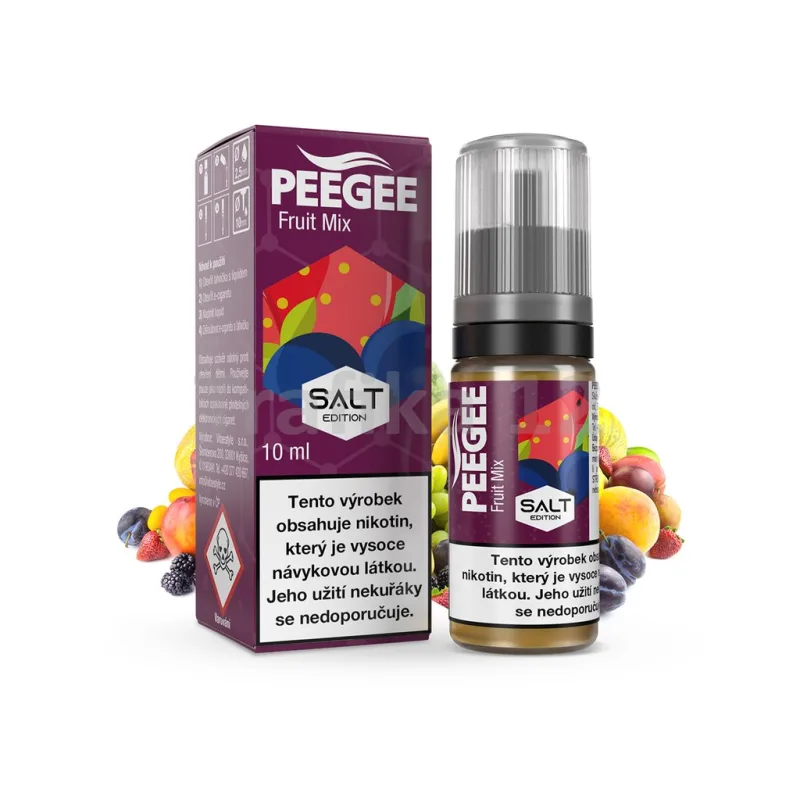 PEEGEE Salt - Ovocná směs (Fruit Mix) 10ml