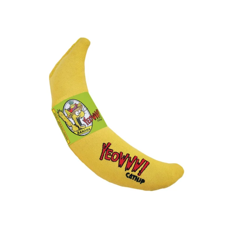 Yeowww Banán plněný bio šantou 17,5 cm