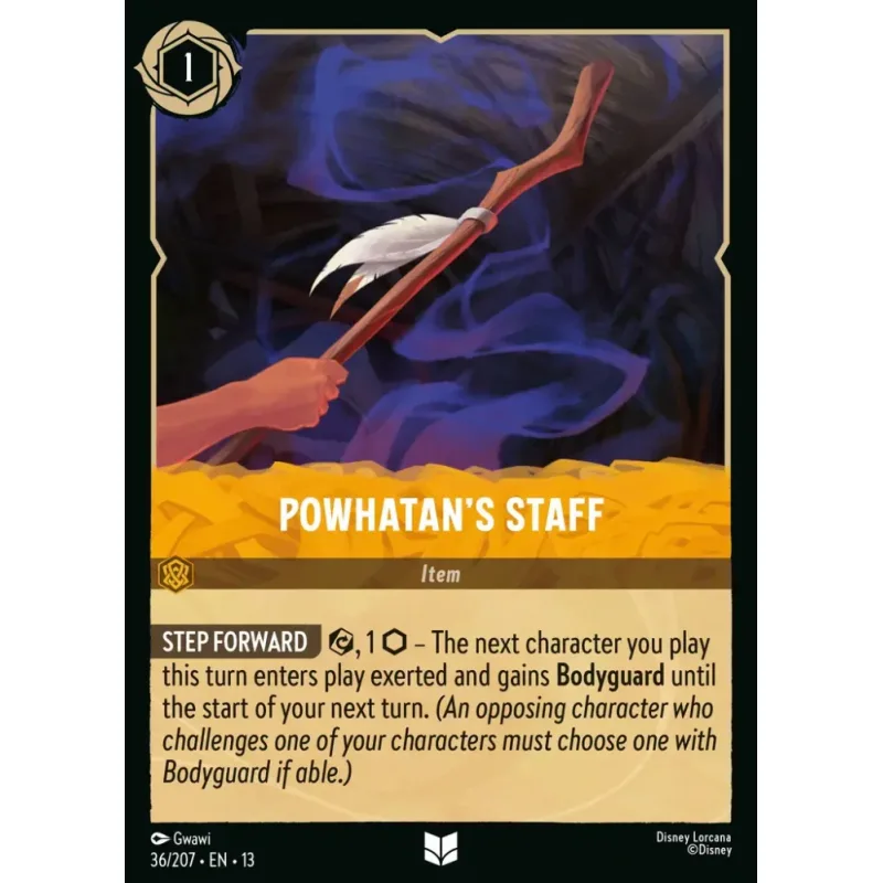 Powhatan's Staff - foil