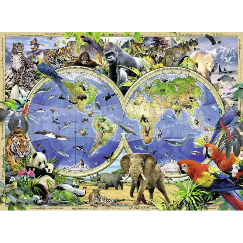 Puzzle Howard Robinson: Svet divokej zveri