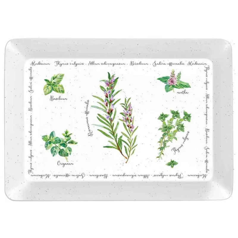 Easy Life Melaminový tác Herbarium 31x23 cm