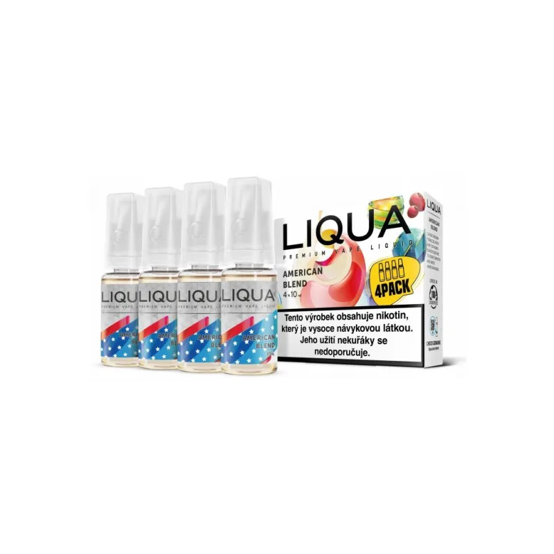 Liquid LIQUA Elements 4Pack American Blend 4x10ml-12mg (Americký míchaný tabák)