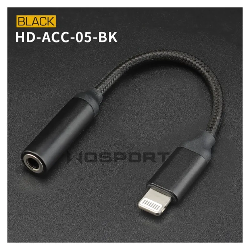 WST Lightning adaptér pro 3,5mm Jack – Černá