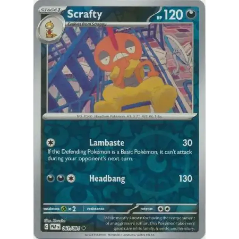 Scrafty (PAF 061) - REVERSE HOLO