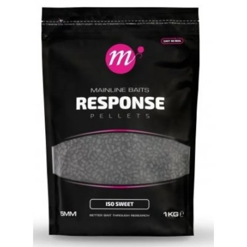 Mainline Pelety Response Carp Pellets ISO Sweet 5mm 1kg