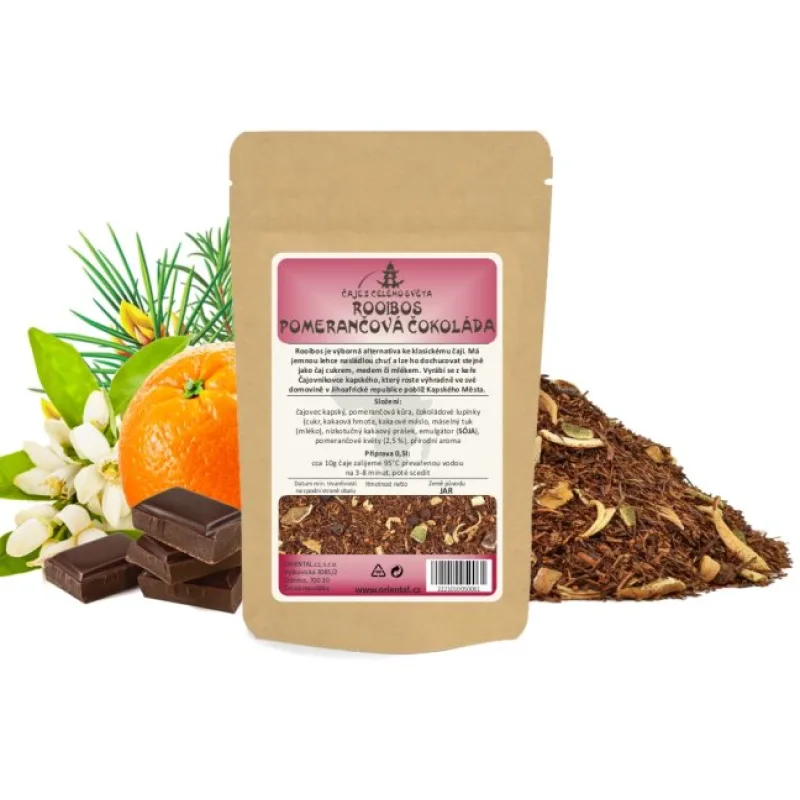 Rooibos Pomerančová čokoláda