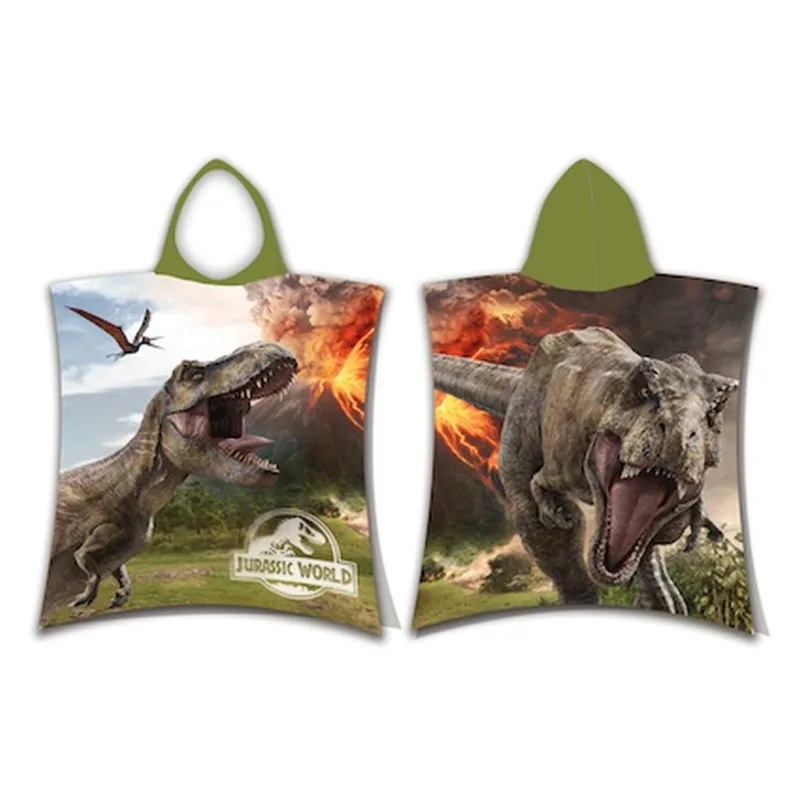 Jerry Fabrics bavlněná osuška/pončo Jurský svět Volcano 50x115cm