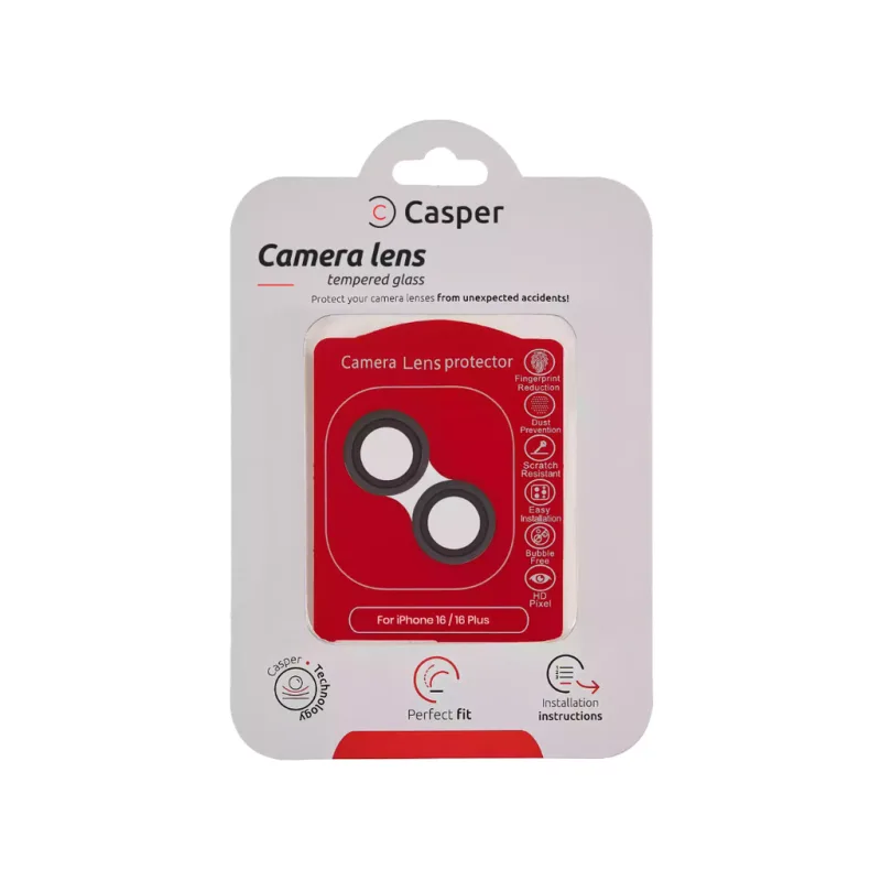 Casper Camera Lens Protector - iPhone 16 /16 Plus