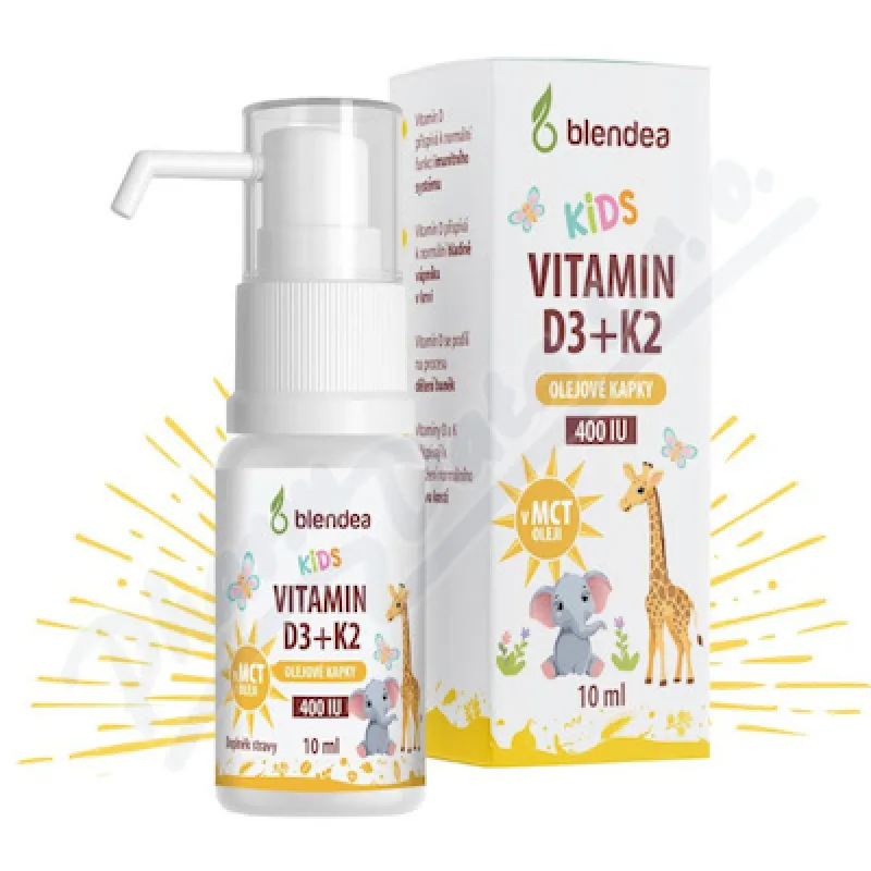 Blendea Kids vitamin D3+K2 400 IU 10ml