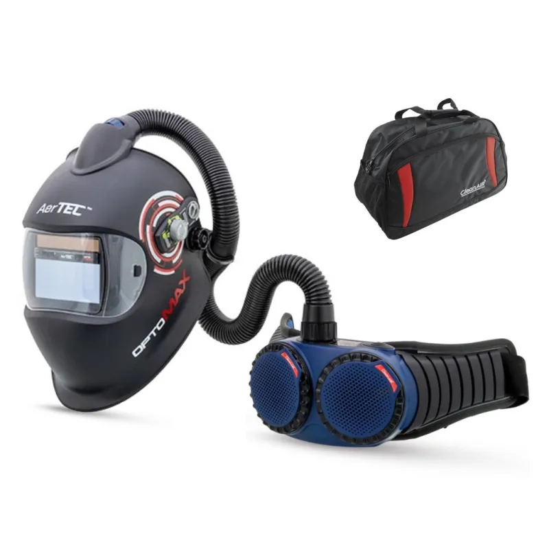 Svářečská kukla AerTEC OptoMAX Air + CleanAIR AerGO