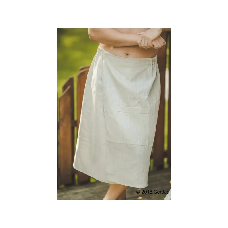 Kilt do sauny pánský 75×145 cm, 100% len