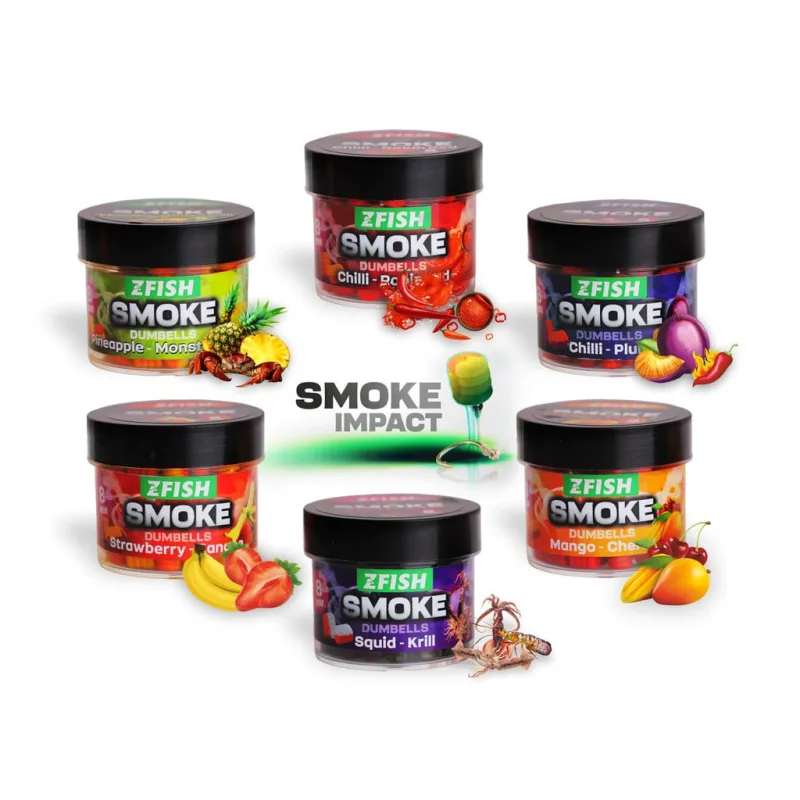 ZFISH Smoke POP-UP Dumbells 8 mm