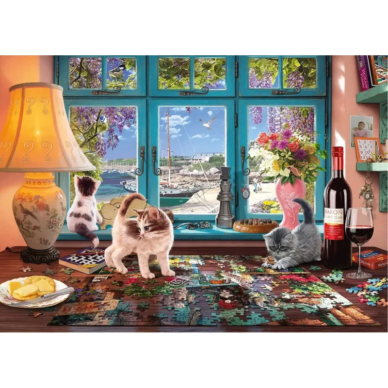 Puzzle Steve Read: Na Stole s Puzzle