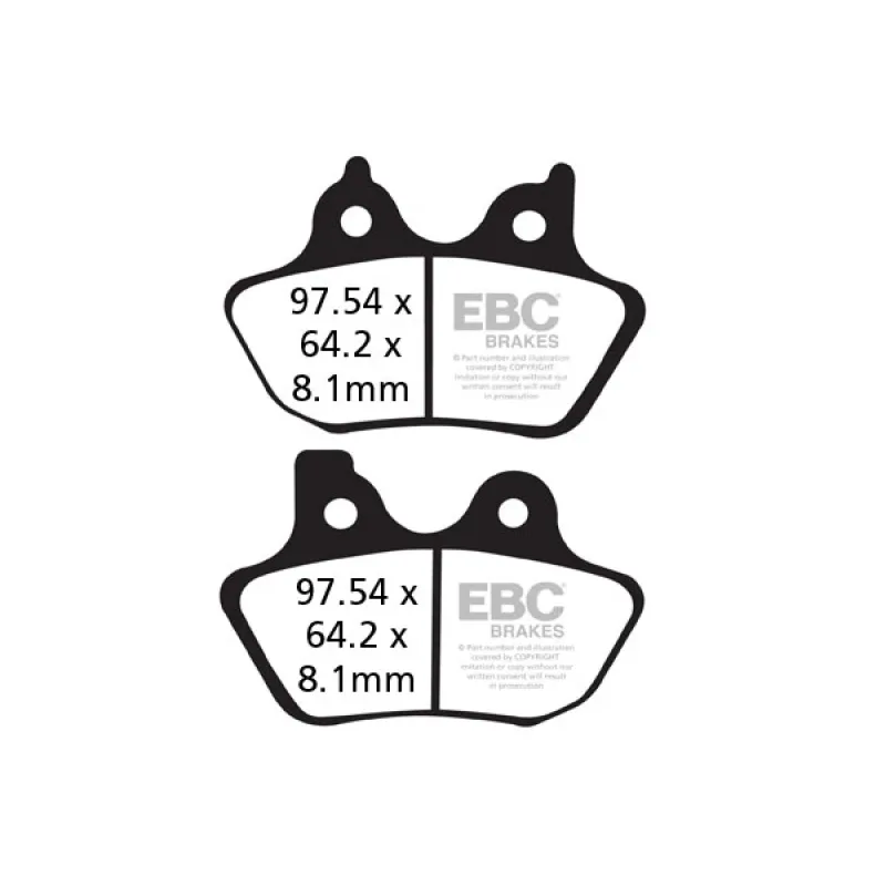 Brzdové destičky EBC FA400HH