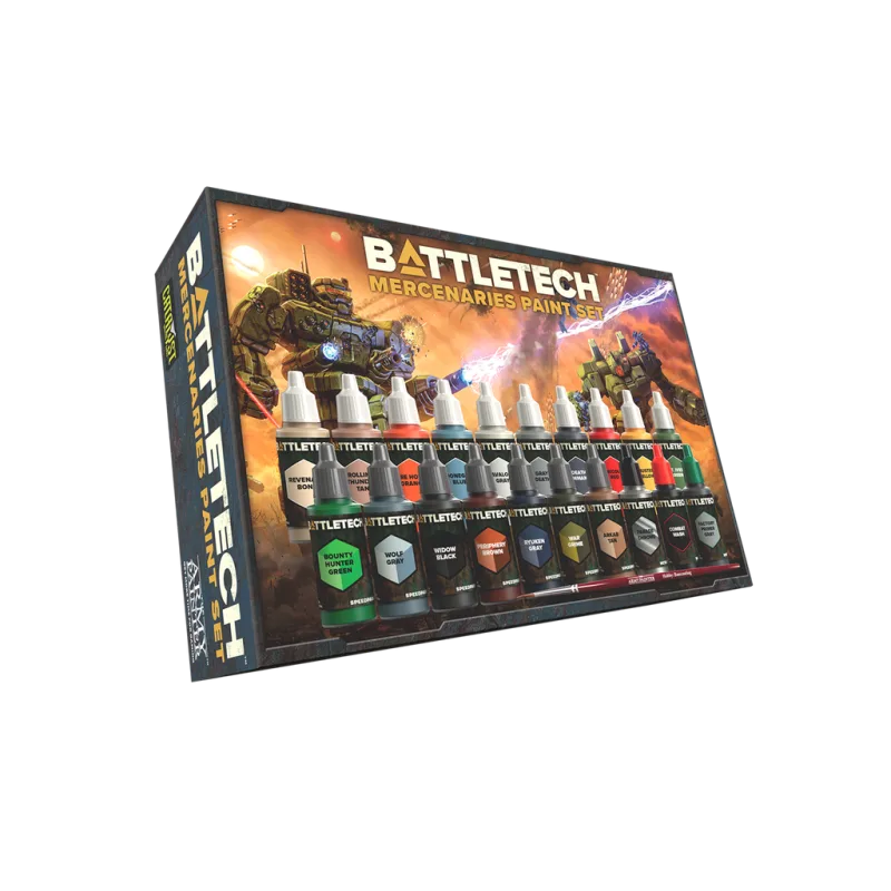 BattleTech Mercenaries Paint Set
