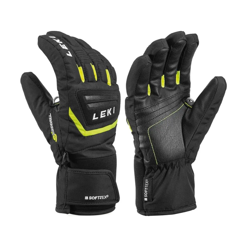 Leki Griffin S Junior Black/yellow 649805702