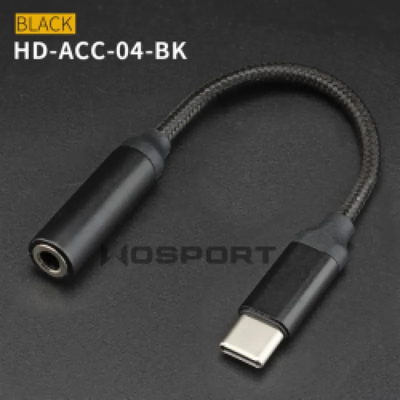 WST USB-C adaptér pro 3,5mm Jack – Černá