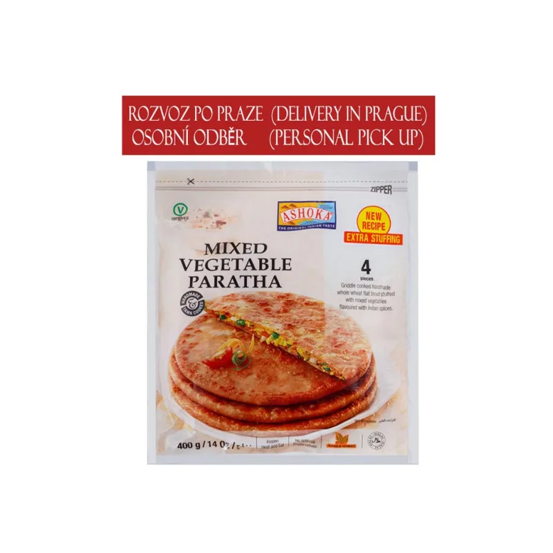 AHOKA Mixed Vegetable Paratha 400g (4pcs)