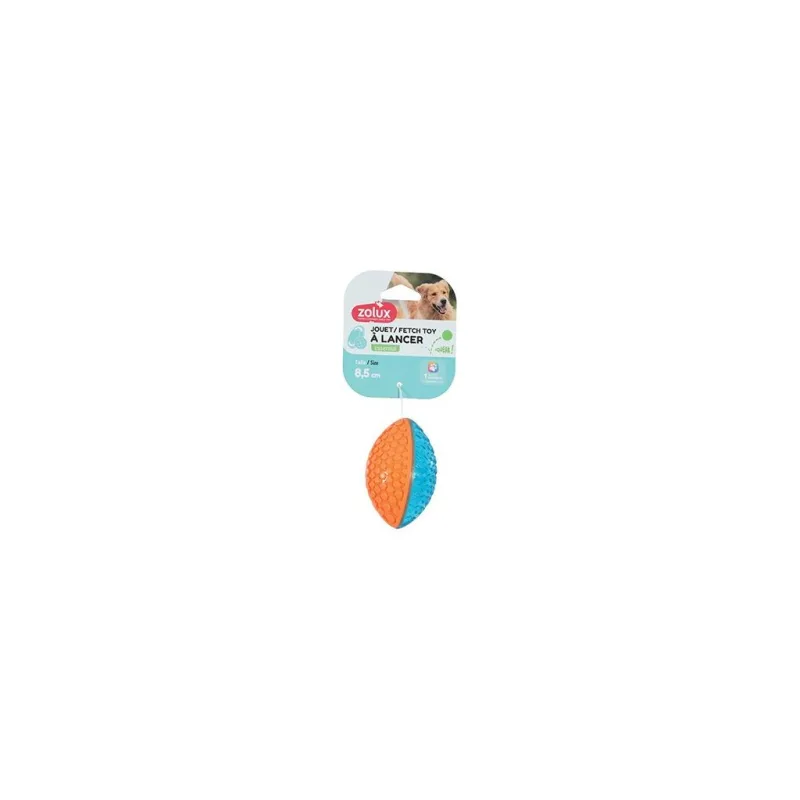 Hračka pes TAO Míč rugby 8,5cm Zolux