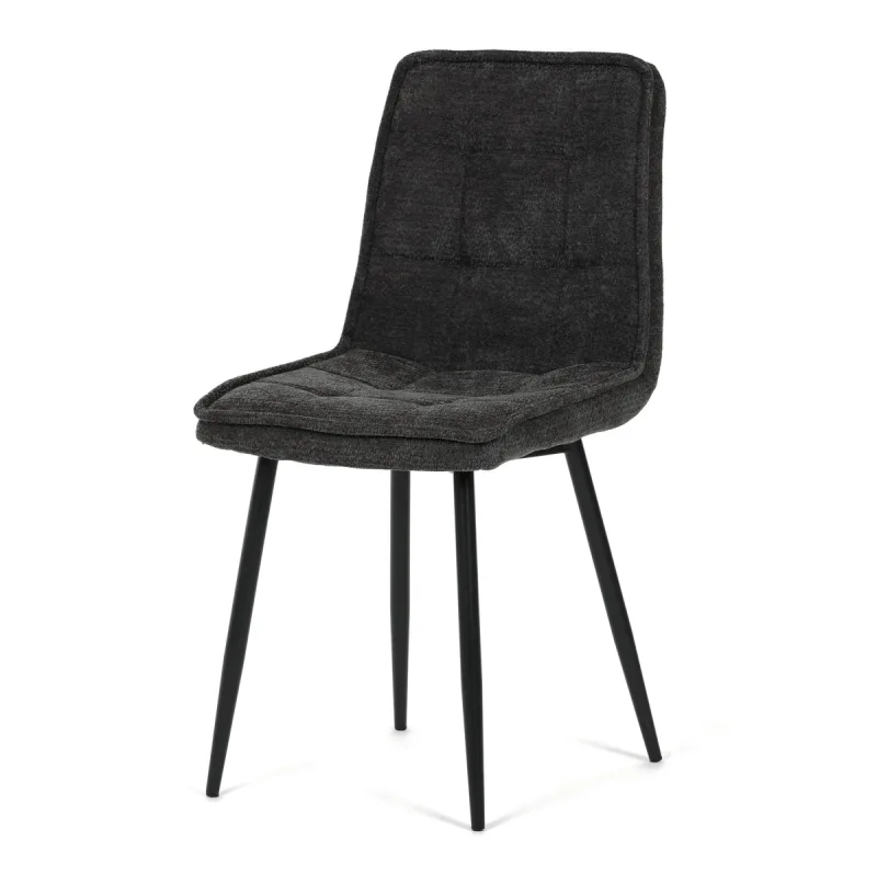 Jedálenská stolička, sivá, látka, CT-G2048 GREY2