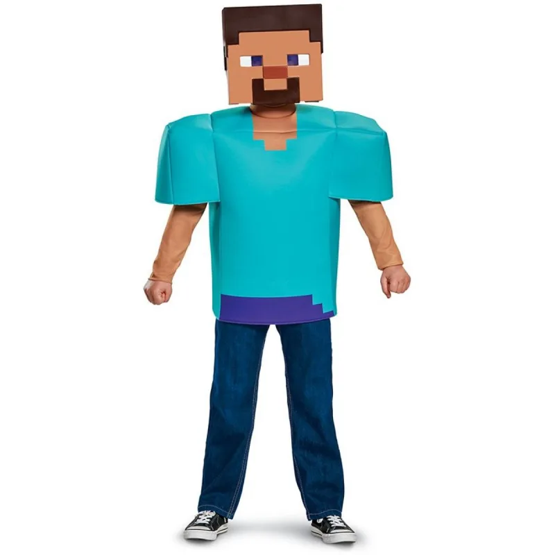 Epee Detský kostým Minecraft Steve 124 - 135 cm