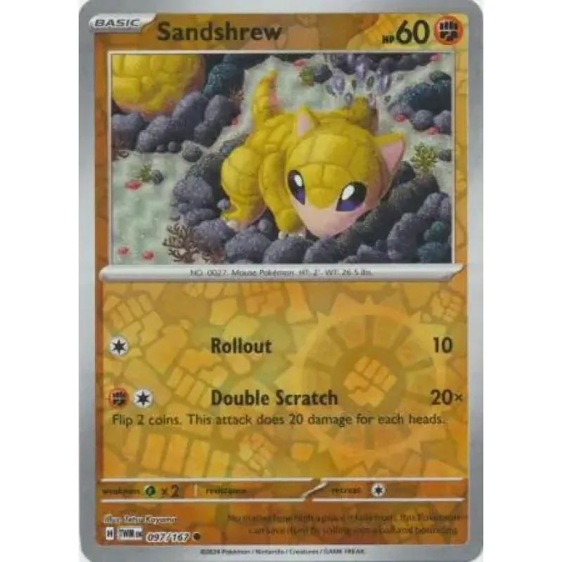 Sandshrew (TWM 097) - REVERSE HOLO