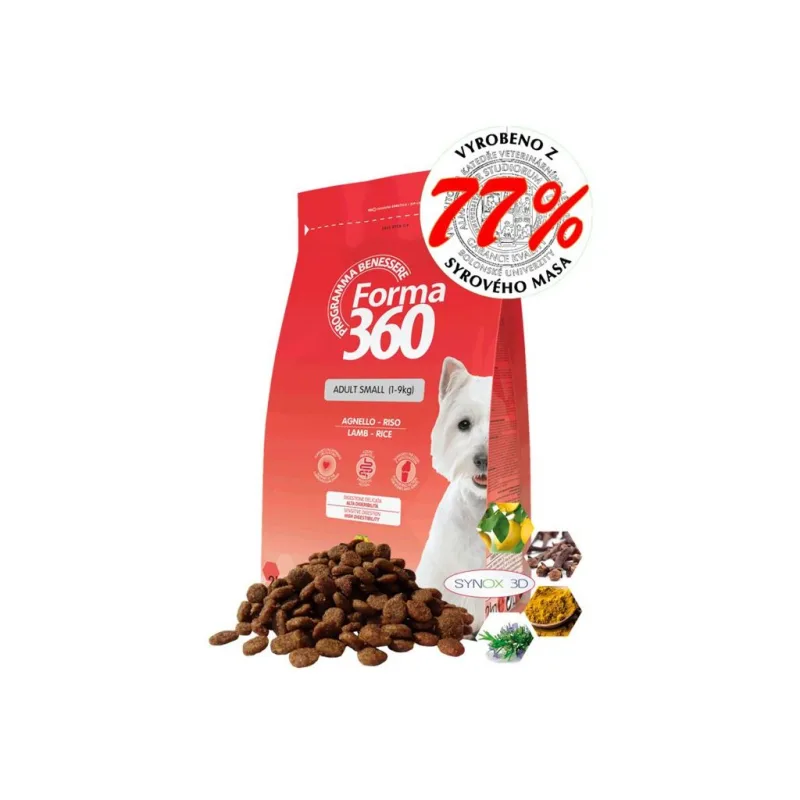 FORMA pro psy malých plemen – jehněčí s prebiotiky 2kg