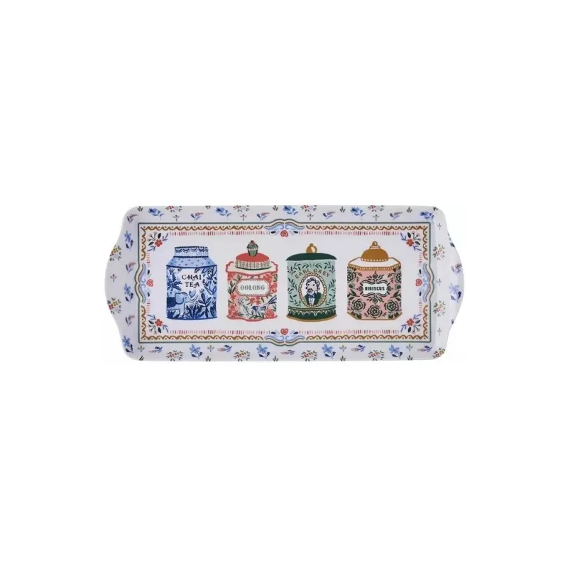 Ulster Weavers Plastový tác Tea Tins 39 × 17 × 2.5 cm