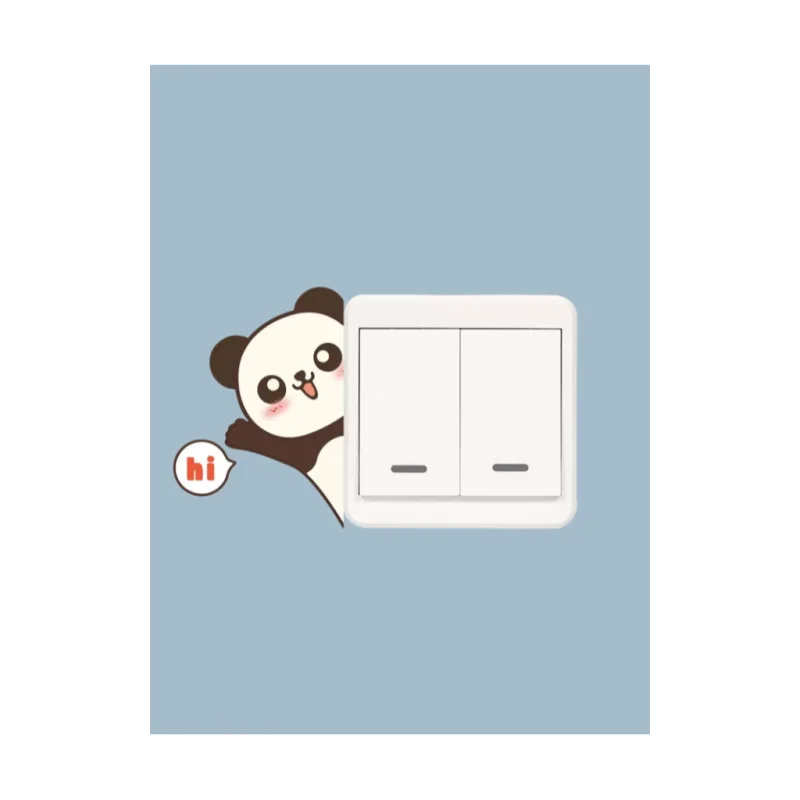 Samolepka na vypínač Panda – náhled 1