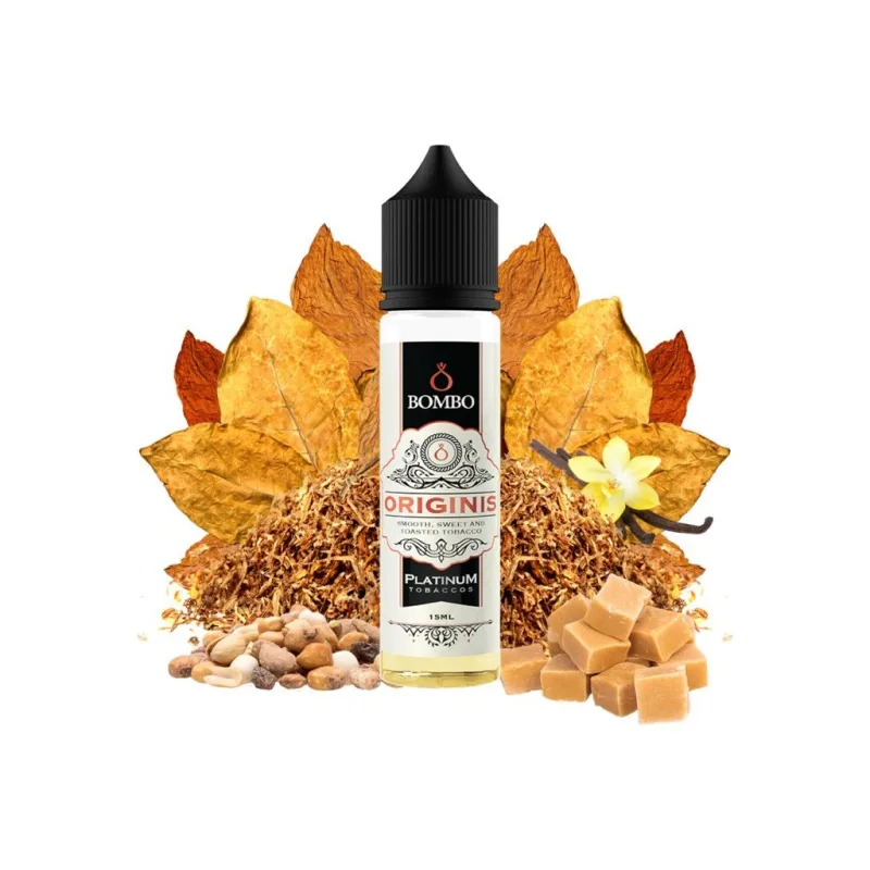 Příchuť Bombo Platinum Tobaccos S&V 15ml Originis (Tabák RY4)