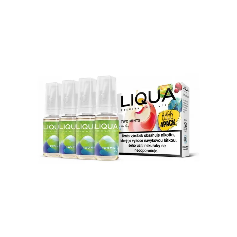 Liquid LIQUA Elements 4Pack Two mints 4x10ml-3mg (Chuť máty a mentolu)